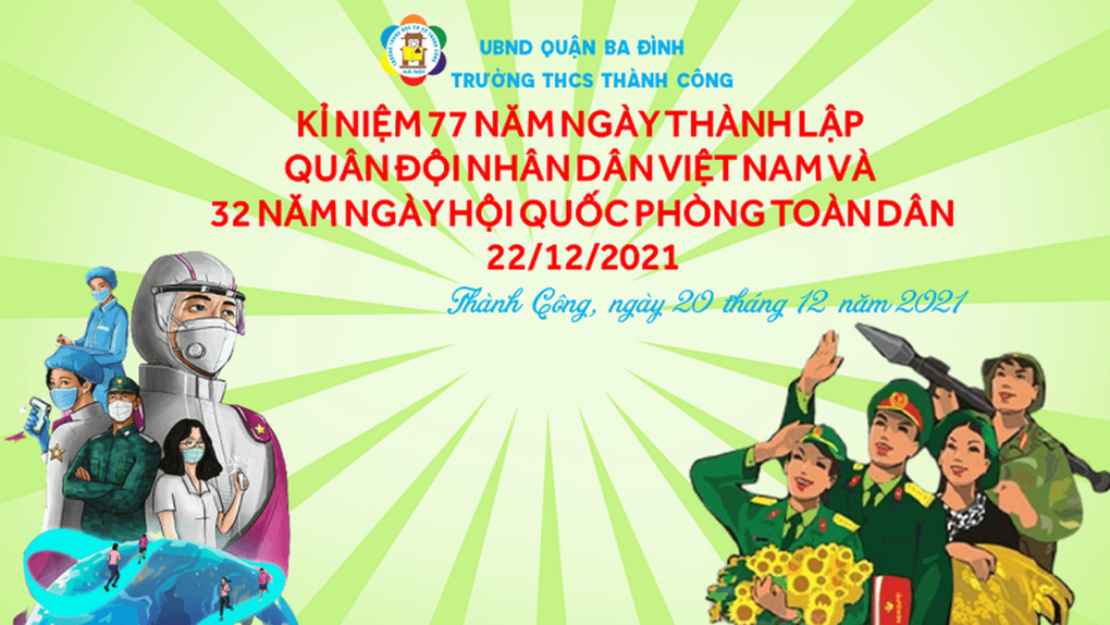 Kỉ niệm 77 năm ngày thành lập Quân đội nhân dân Việt Nam 22/12/1944 - 22/12/2021