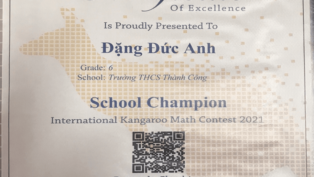Cậu học trò lớp 7A1 say mê Toán học