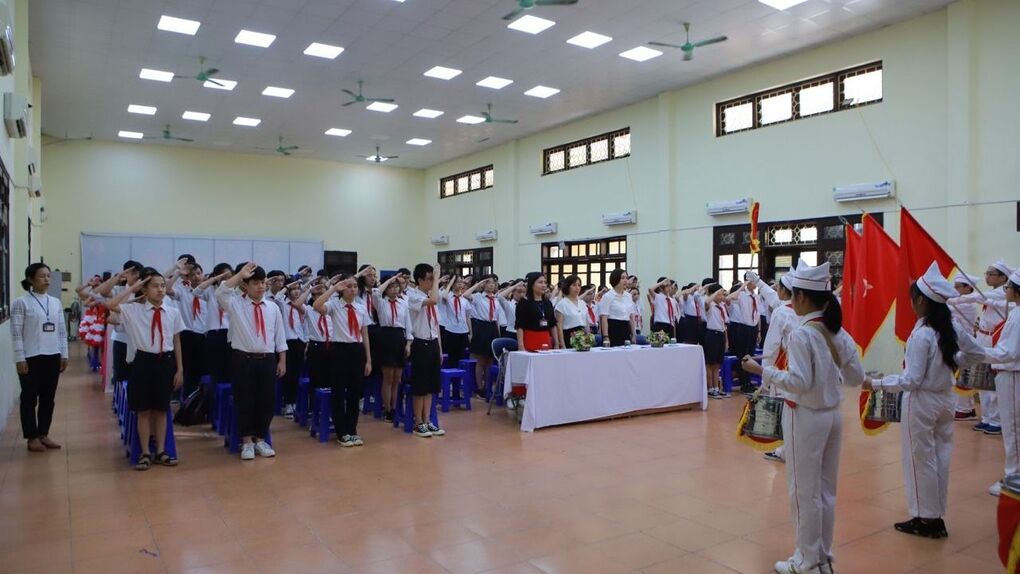 Trường THCS Thành Công tổ chức Đại hội cháu ngoan Bác Hồ năm học 2019-2020