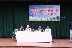 Hình ảnh về giải chạy báo Hà nội mới (10-4-2018)