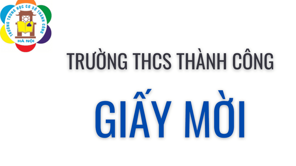 Giấy mời dự chương trình “Chào mừng năm học 2021-2022”