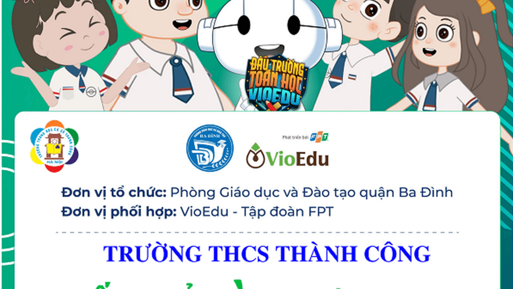 Kết quả thi "Đấu trường Toán học" vòng sơ loại 8.