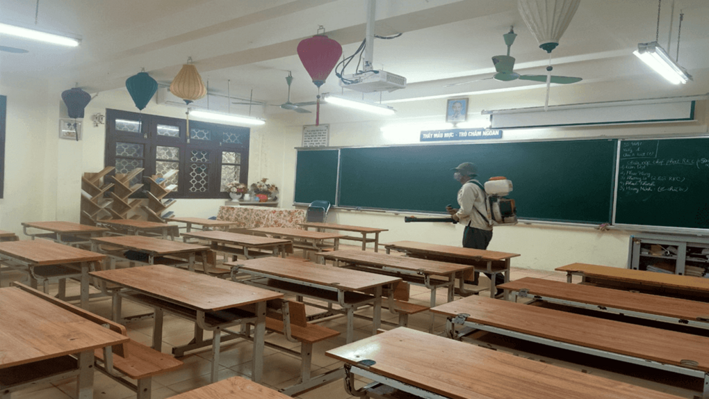 Trường THCS Thành Công- Tất cả đã sẵn sàng đón học sinh trở lại trường ngày 2/3/2021
