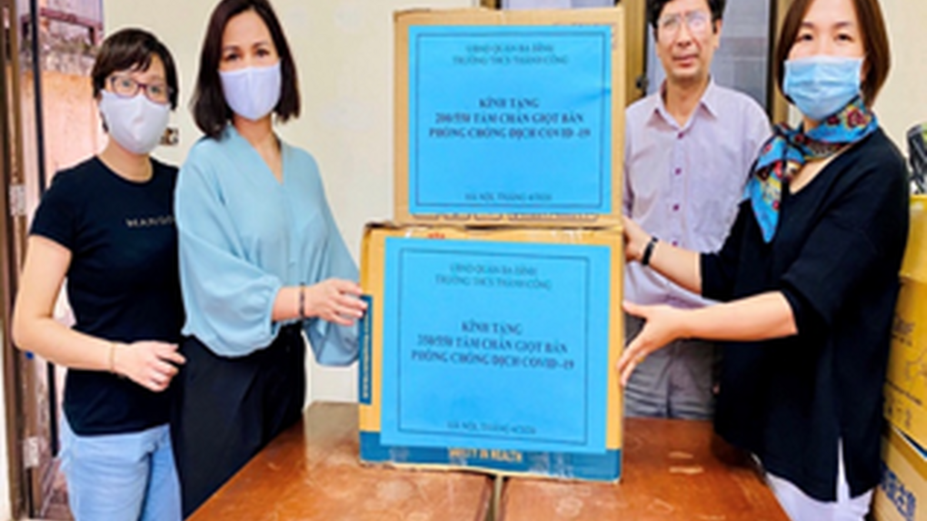 Trường THCS Thành Công – Ba Đình – Hà Nội  chung tay đẩy lùi dịch Covid-19