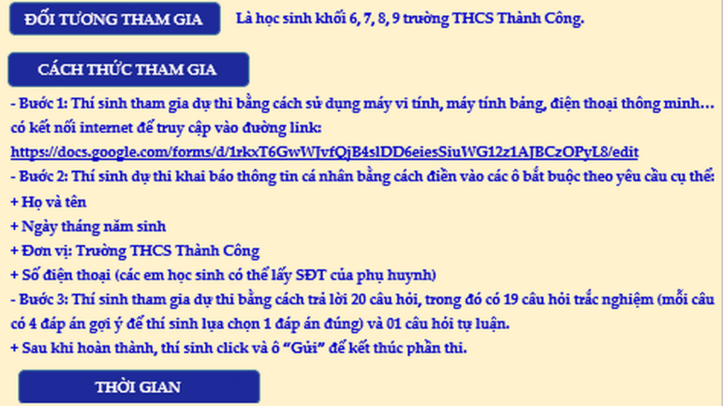 Cuộc thi: "ÁNH SÁNG SOI ĐƯỜNG"