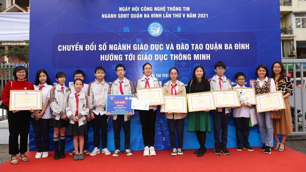 THCS Thành Công tích cực hưởng ứng “Chuyển đổi số ngành GD – ĐT quận Ba Đình hướng tới giáo dục thông minh”