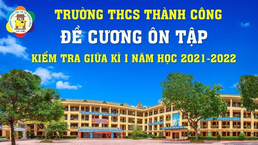 THÔNG BÁO: Nội dung ôn tập kiểm tra giữa kỳ KHỐI 8