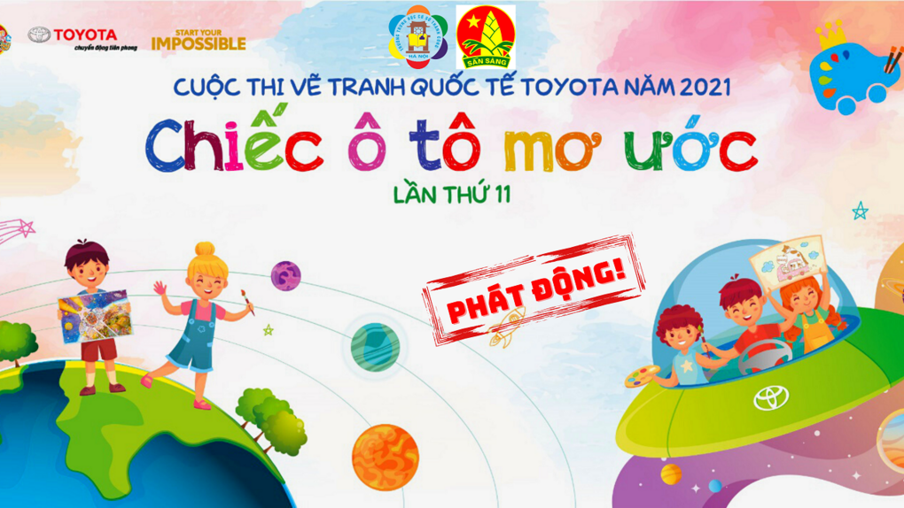Trường THCS Thành Công phát động tham gia cuộc thi vẽ tranh Quốc tế Toyota Chủ đề "Chiếc ô tô mơ ước" lần thứ 11