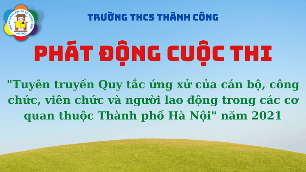 Phát động thi trực tuyến "Tuyên truyền Quy tắc ứng xử của cán bộ, công chức, viên chức, người lao động trong các cơ quan thuộc thành phố Hà Nội" năm 2021