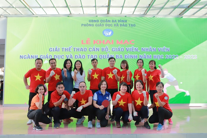 Đoàn thể thao của trường THCS Thành Công đạt 3 huy chương Vàng, 1 huy chương Bạc