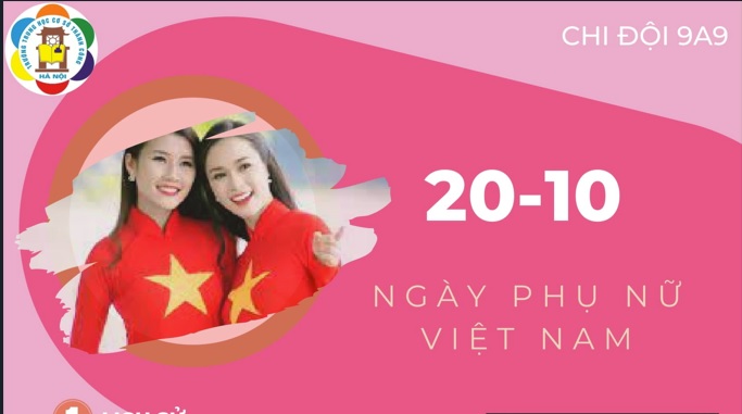 INFOGRAPHIC về ngày 20/10 của chi đội 9A9