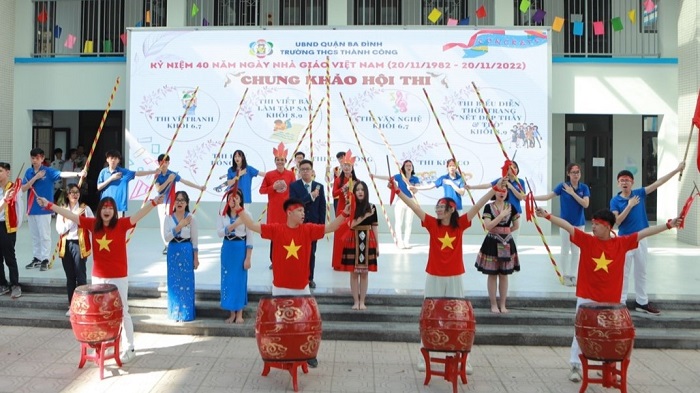 Phong phú, đặc sắc những hoạt động kỉ niệm 40 năm Ngày nhà giáo Việt Nam của thầy trò trường THCS Thành Công.