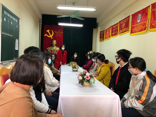 TRƯỜNG THCS THÀNH CÔNG GẶP MẶT ĐỘI TUYỂN HỌC SINH GIỎI CẤP QUẬN