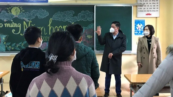 Học sinh trường THCS Thành Công - Náo nức ngày trở lại!