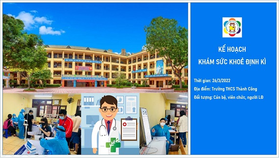 Khám sức khỏe định kì cho cán bộ, viên chức và người lao động năm 2022