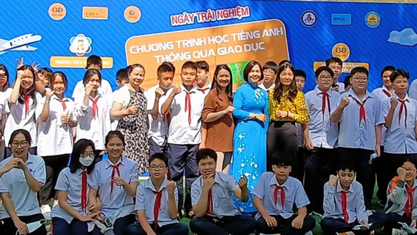 Trải nghiệm chương trình học tiếng Anh thông qua giáo dục STEM - Ngày hội của công dân toàn cầu trong tương lai.