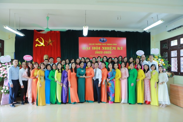 Đại hội chi bộ trường THCS Thành Công nhiệm kỳ 2022-2025