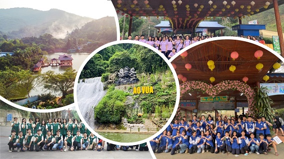 Buổi trải nghiệm của học sinh trường THCS Thành Công tại khu du lịch sinh thái Ao Vua – Ba Vì