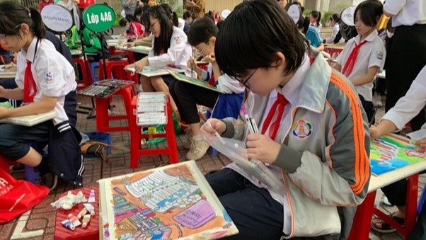 Trải nghiệm đáng nhớ của em tại cuộc thi vẽ tranh!