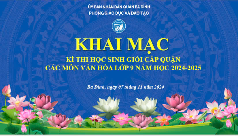 Học sinh trường THCS Thành Công tham dự kì thi học sinh giỏi cấp quận các môn văn hóa lớp 9 năm học 2024 - 2025, khi đam mê được truyền thêm động lực
