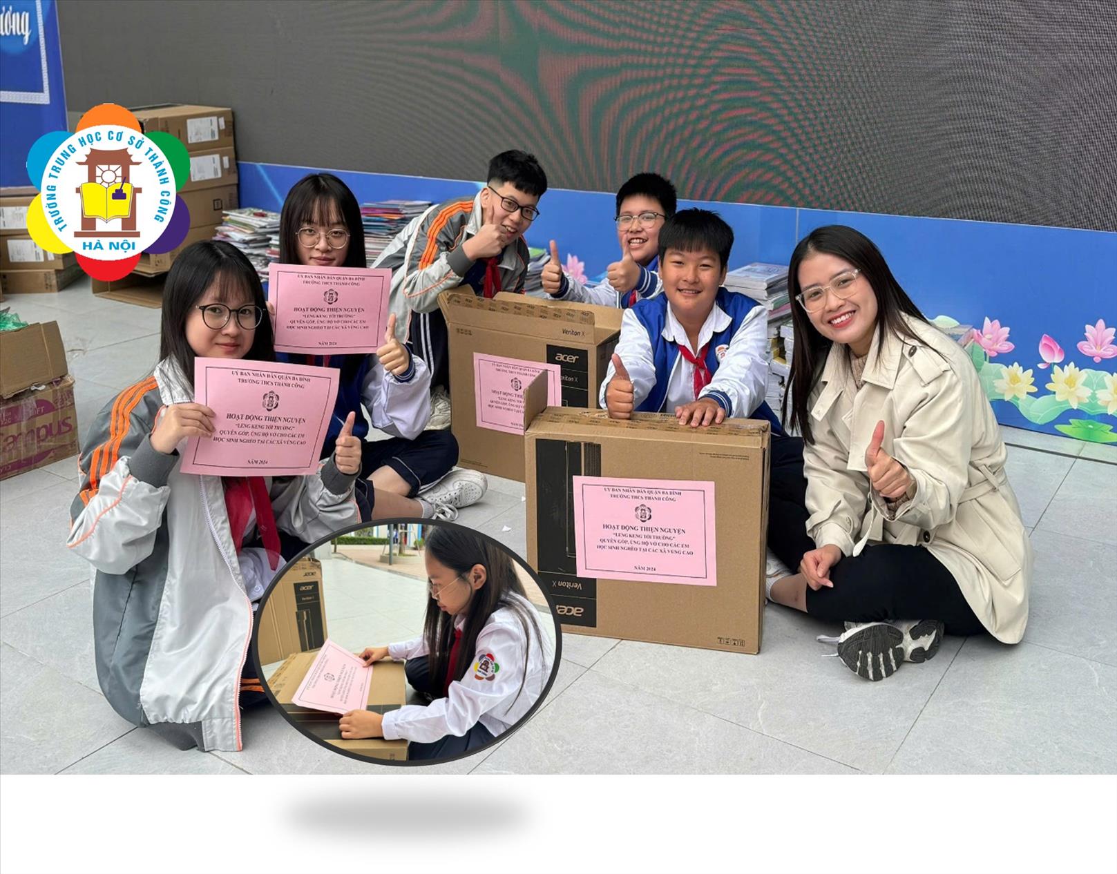 Học sinh trường THCS Thành Công với chương trình “Leng keng tới trường” -  chắp cánh ước mơ vùng cao.