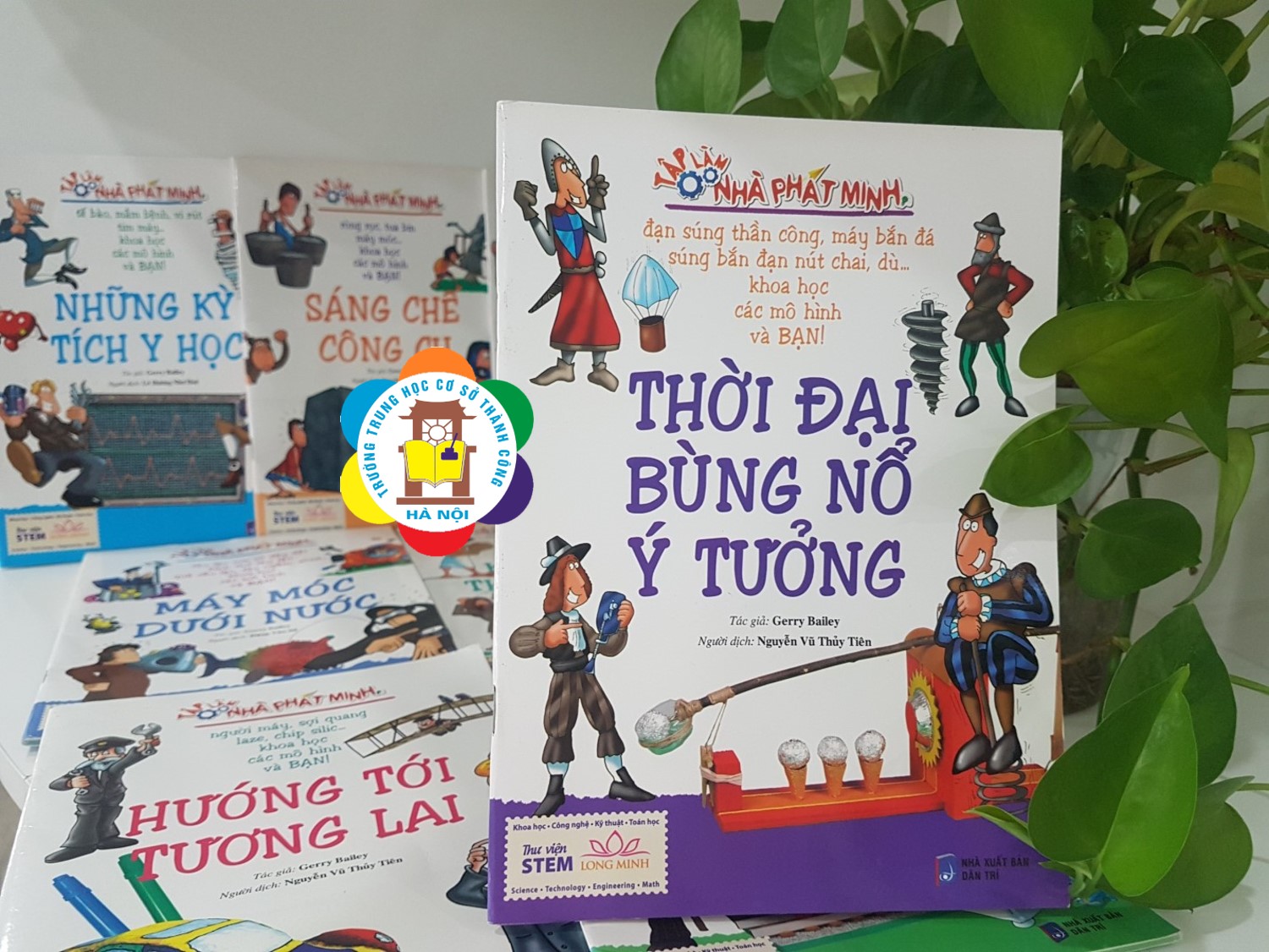 Giới thiệu sách tháng 12: Tự tay chế tạo đồ chơi, khám phá khoa học với bộ sách “Tập làm nhà phát minh”
