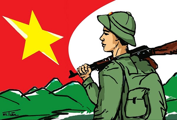 Ước mơ khoác màu xanh áo lính