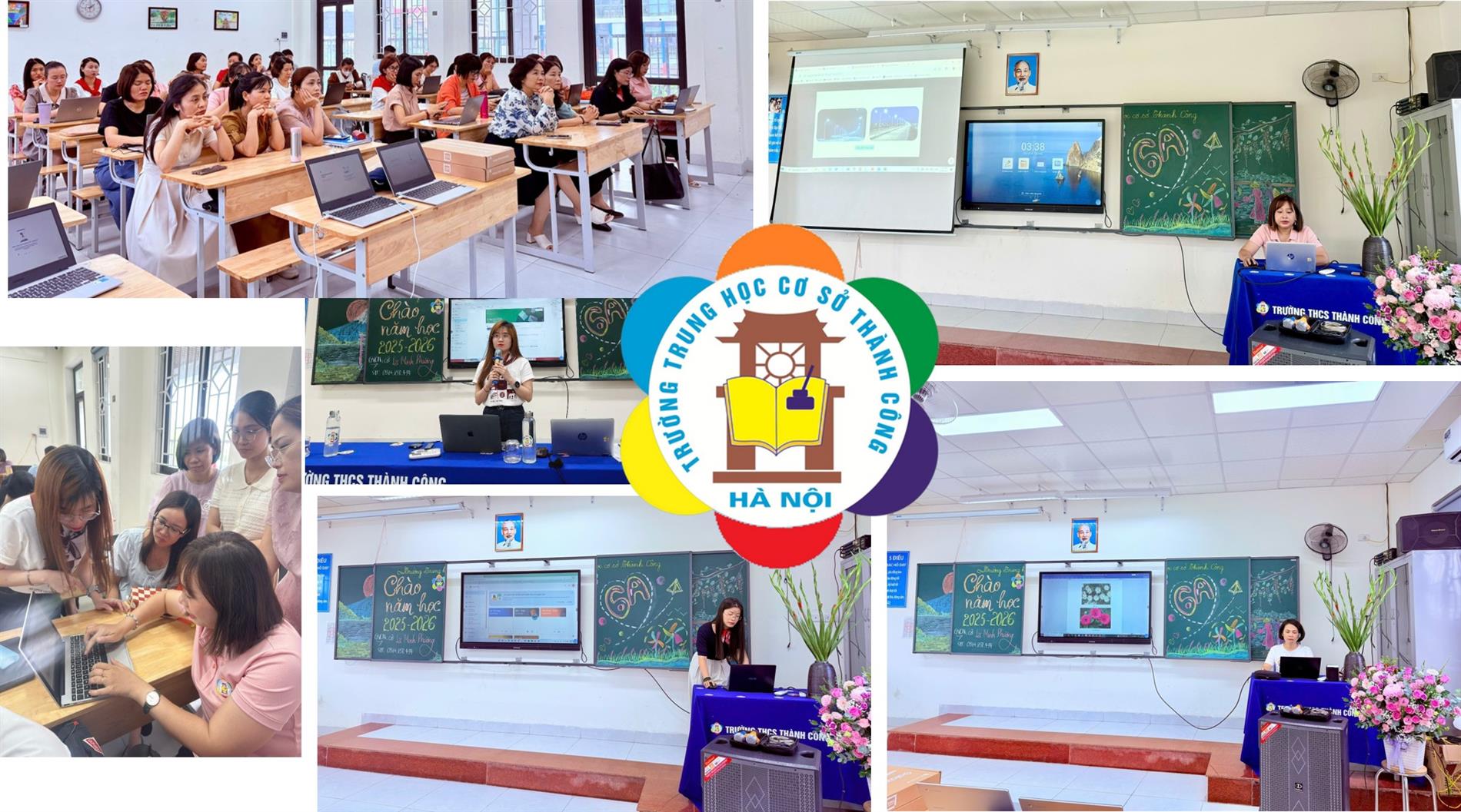 Giáo viên Trường THCS Thành Công tiên phong ứng dụng công nghệ số trong giảng dạy