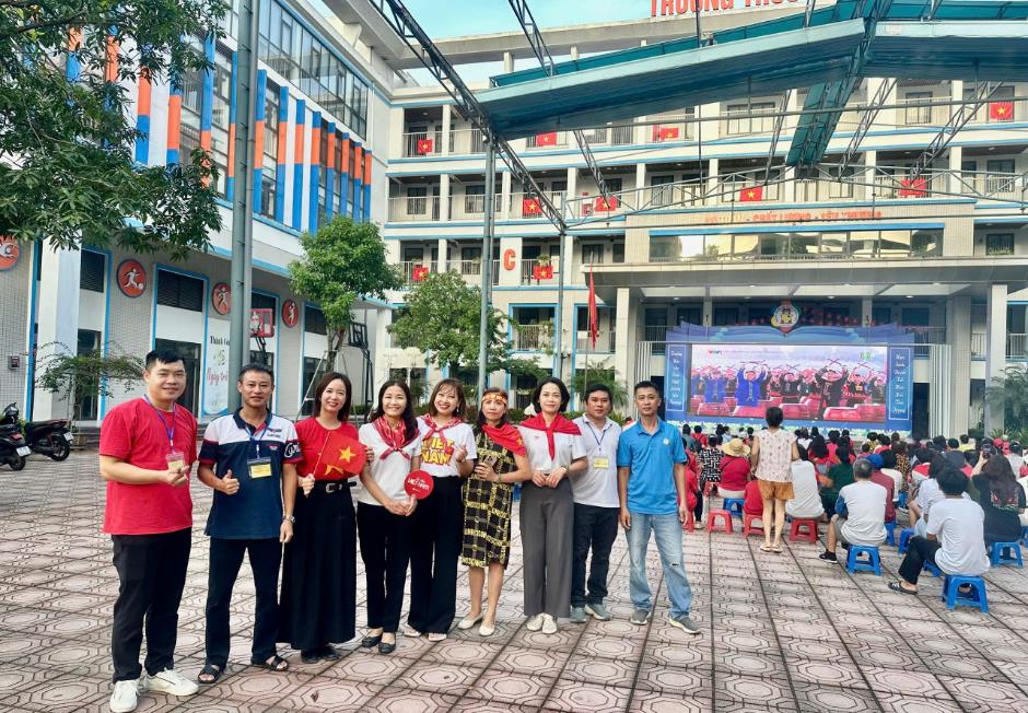 Trường THCS Thành Công tự hào góp một nhịp cầu kết nối ngày hội non sông