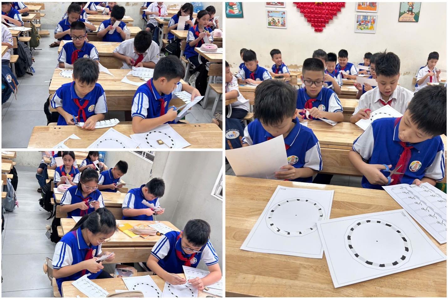 “Sáng chế thước phim” - Tiết học STEM thú vị của lớp 6A4