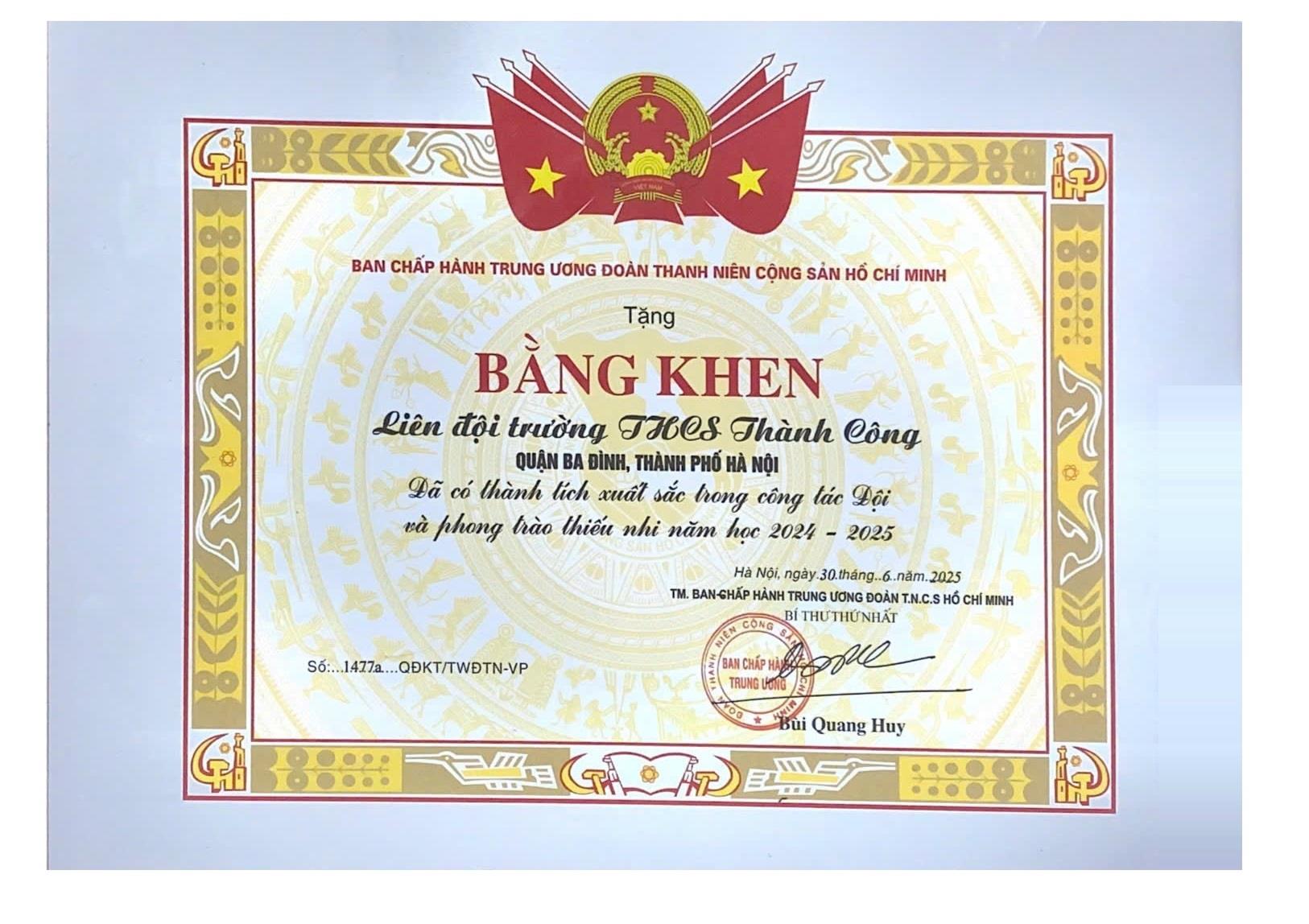 Thành tích 2024 – 2025: Nền tảng cho năm học mới 2025 – 2026