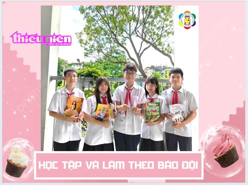 Chi đội 8A3 chung sức lan tỏa tinh thần báo Đội