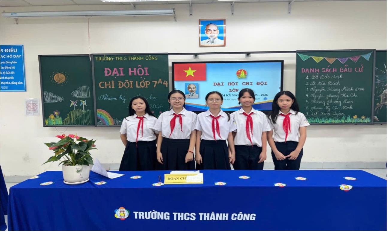 Đại hội chi đội lớp 7A4 - Chung tay xây dựng tập thể vững mạnh