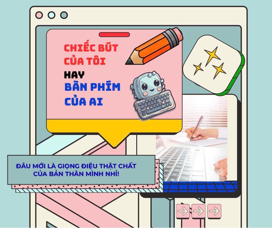 “Chiếc bút của tôi hay bàn phím của AI?”