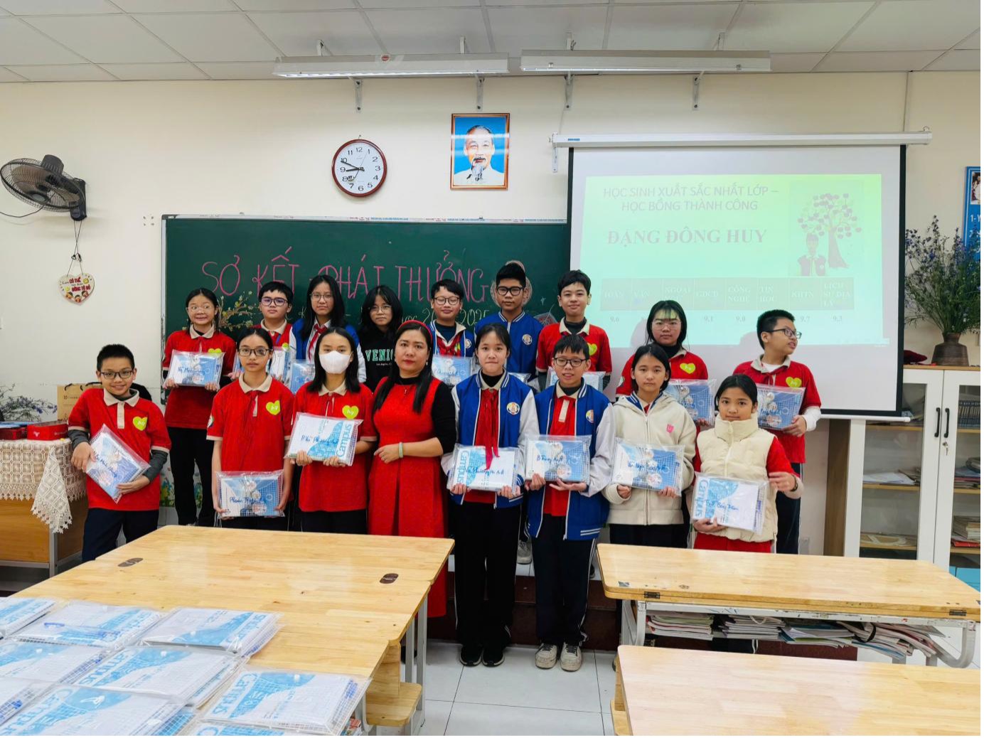 Buổi sơ kết học kì 1 đáng nhớ