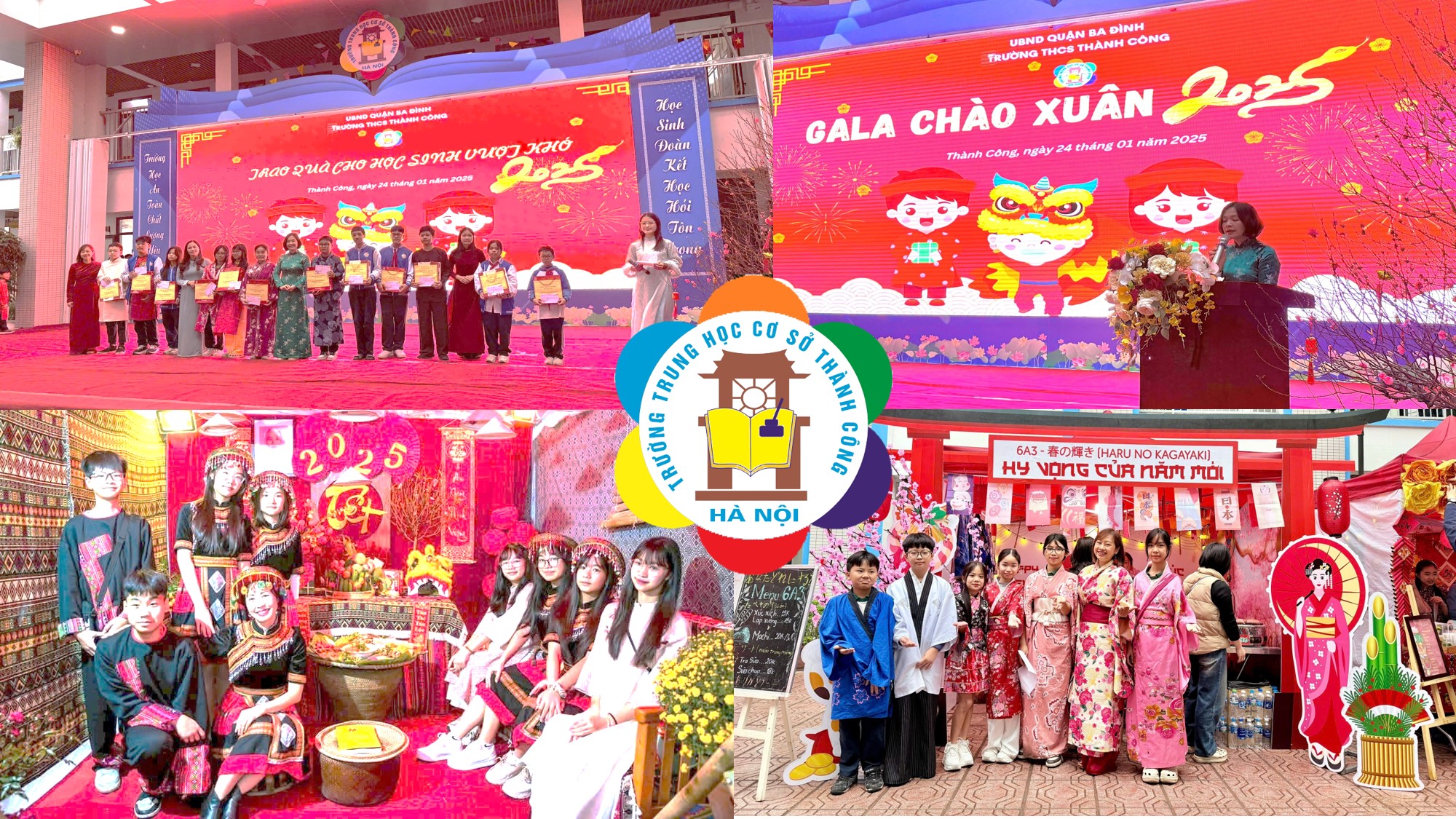 Muôn sắc xuân tại Gala Chào Xuân 2025 của trường THCS Thành Công