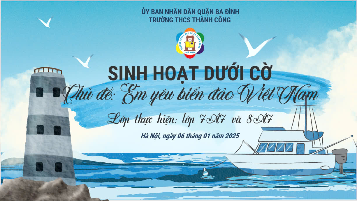 Học sinh trường THCS Thành Công được bồi đắp thêm tình yêu nước, lòng tự hào dân tộc qua tiết sinh hoạt dưới cờ ý nghĩa