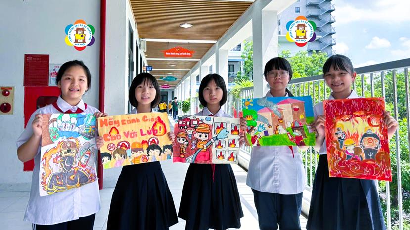 Lớp 6A tích cực hưởng ứng “Ngày Toàn dân phòng cháy, chữa cháy 4/10”