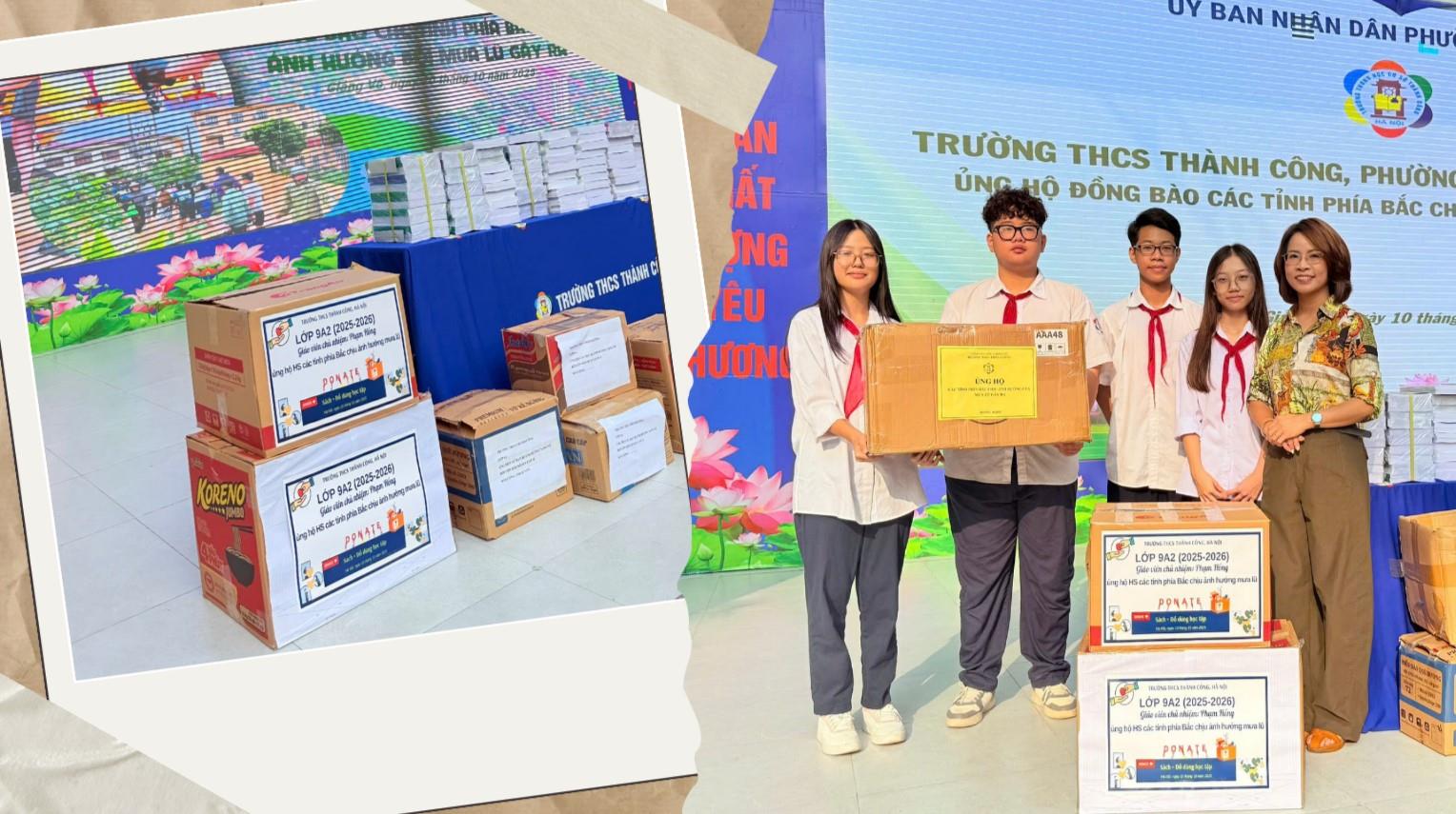 Gửi yêu thương sưởi ấm miền bão lũ