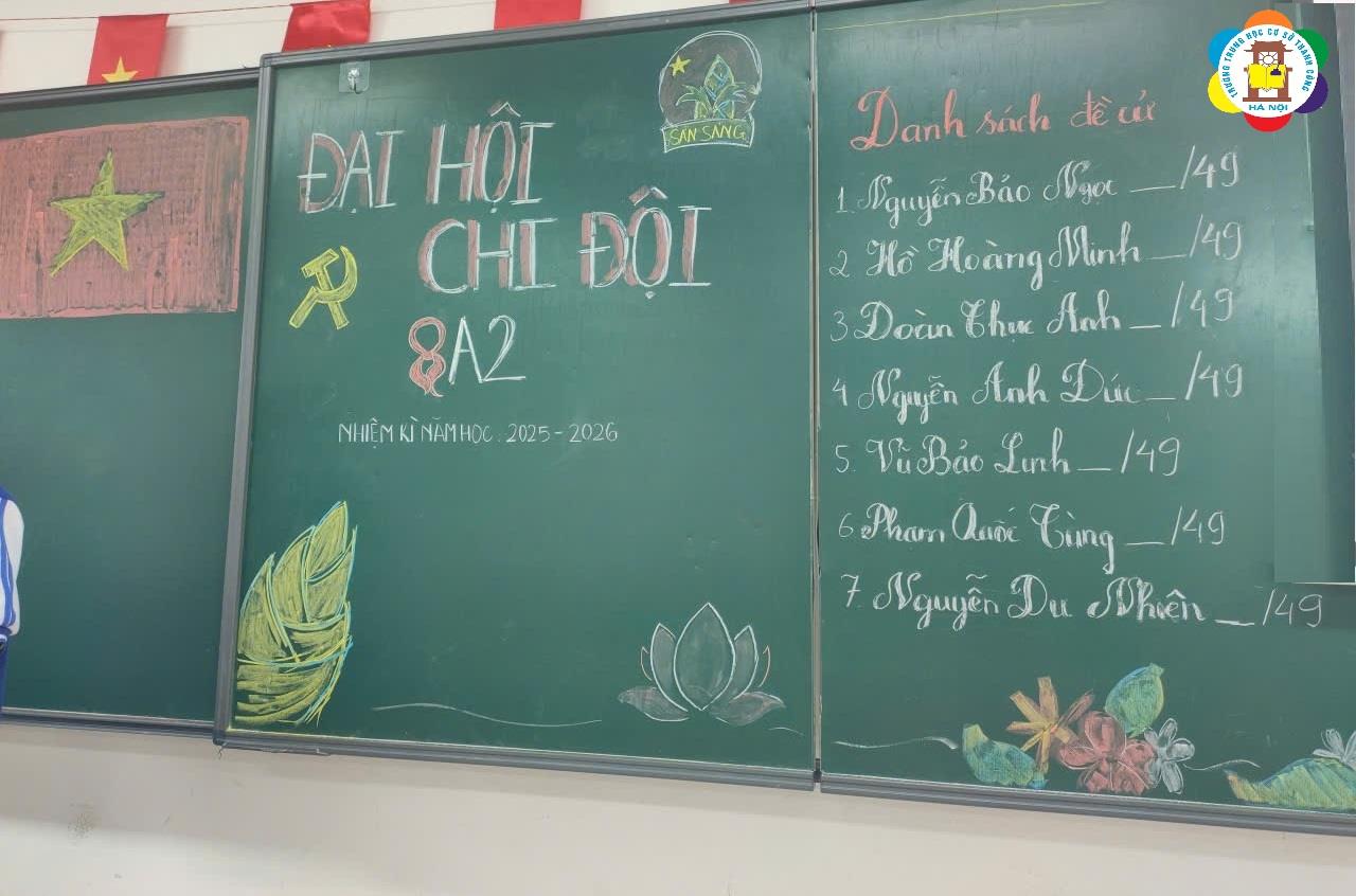 💫 Đại hội Chi đội lớp 8A2 – Nơi gửi gắm niềm tin và nhiệt huyết tuổi trẻ