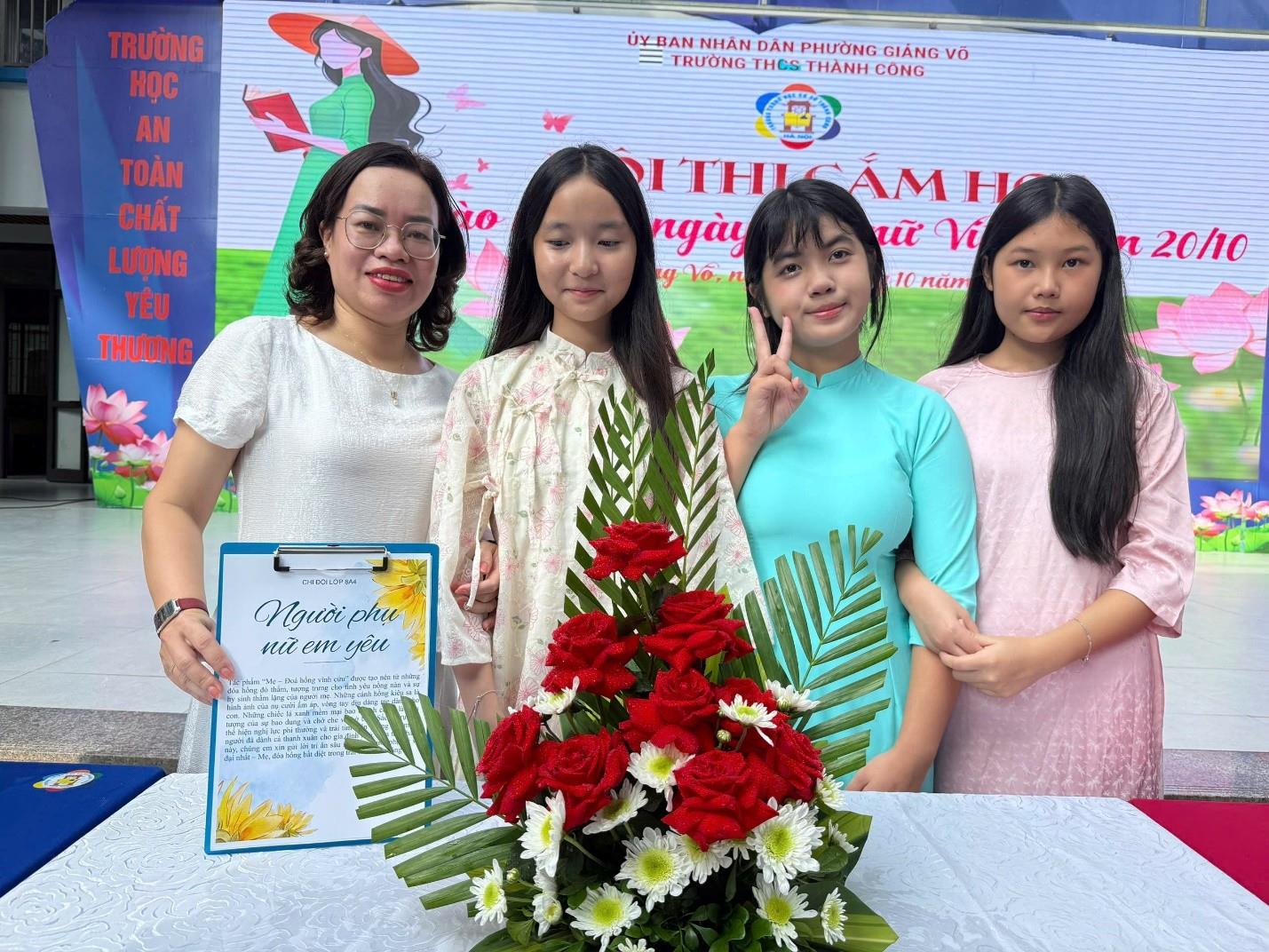 Chi đội 8A4 – Tự hào, tri ân những người phụ nữ Việt Nam