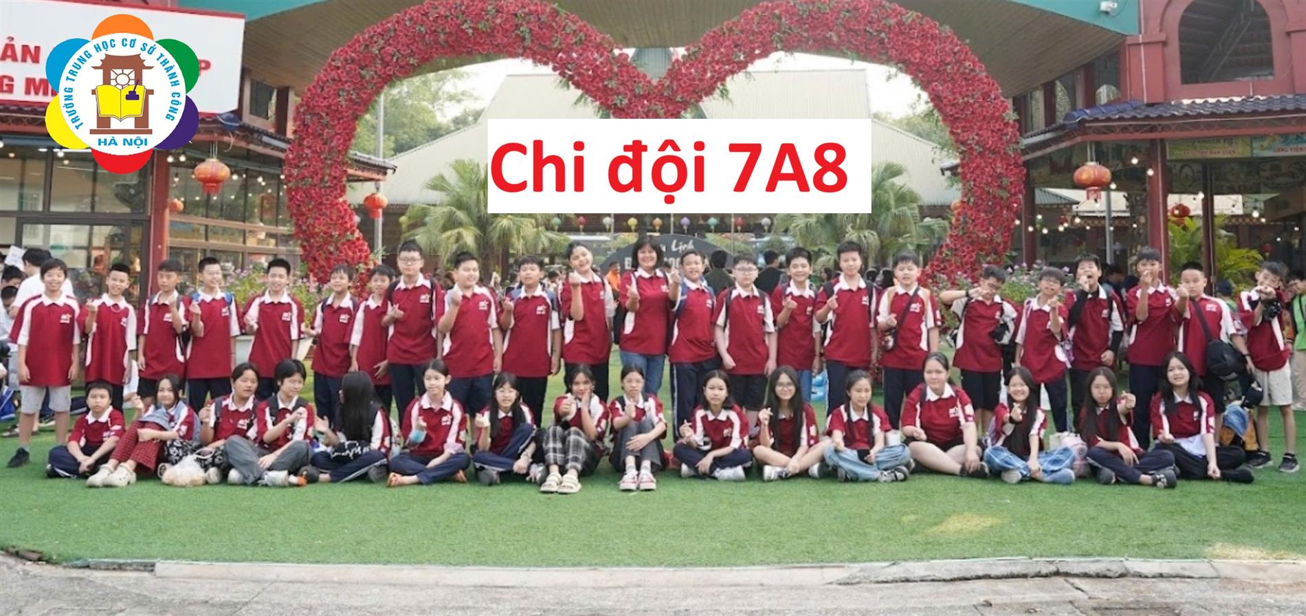 Tập thể 7A8 – Chung sức, đồng lòng, vững bước đi lên