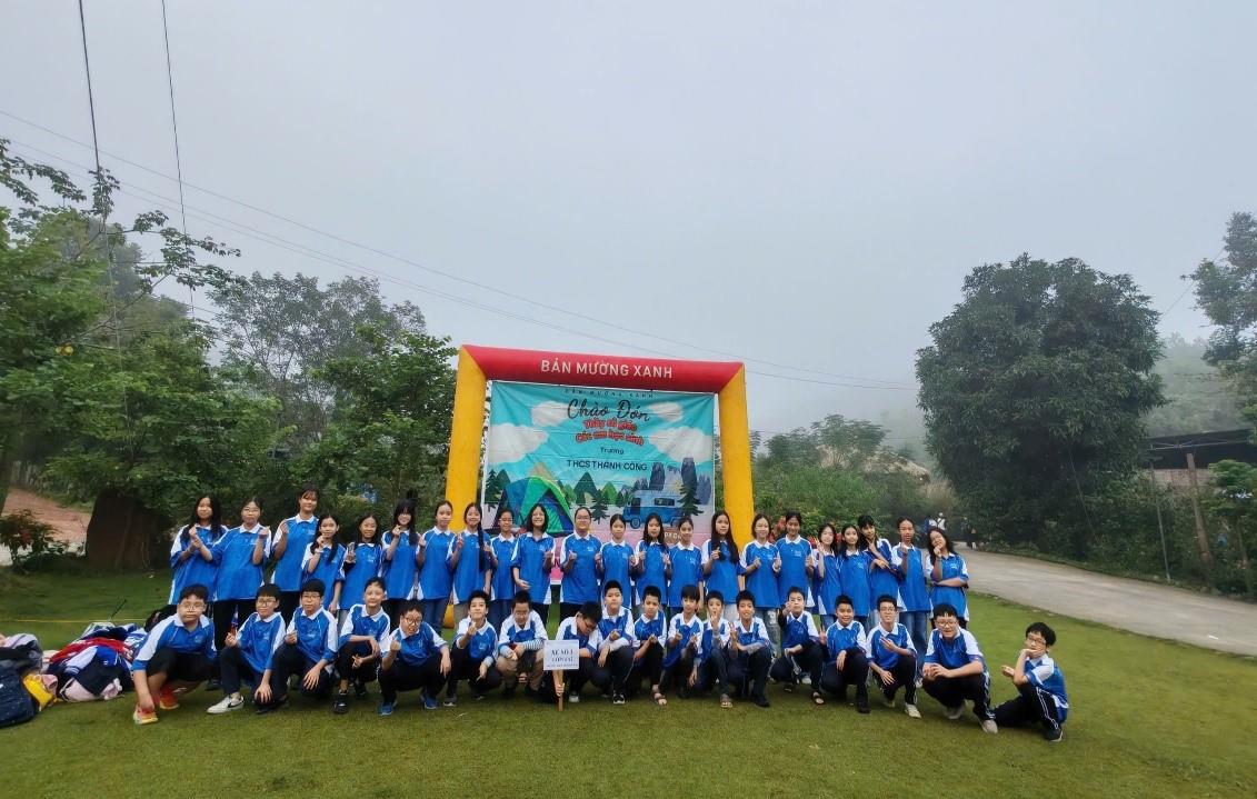 Lớp 6A2 với chuyến tham quan trải nghiệm đầu tiên tại khu sinh thái Bản Mường Xanh