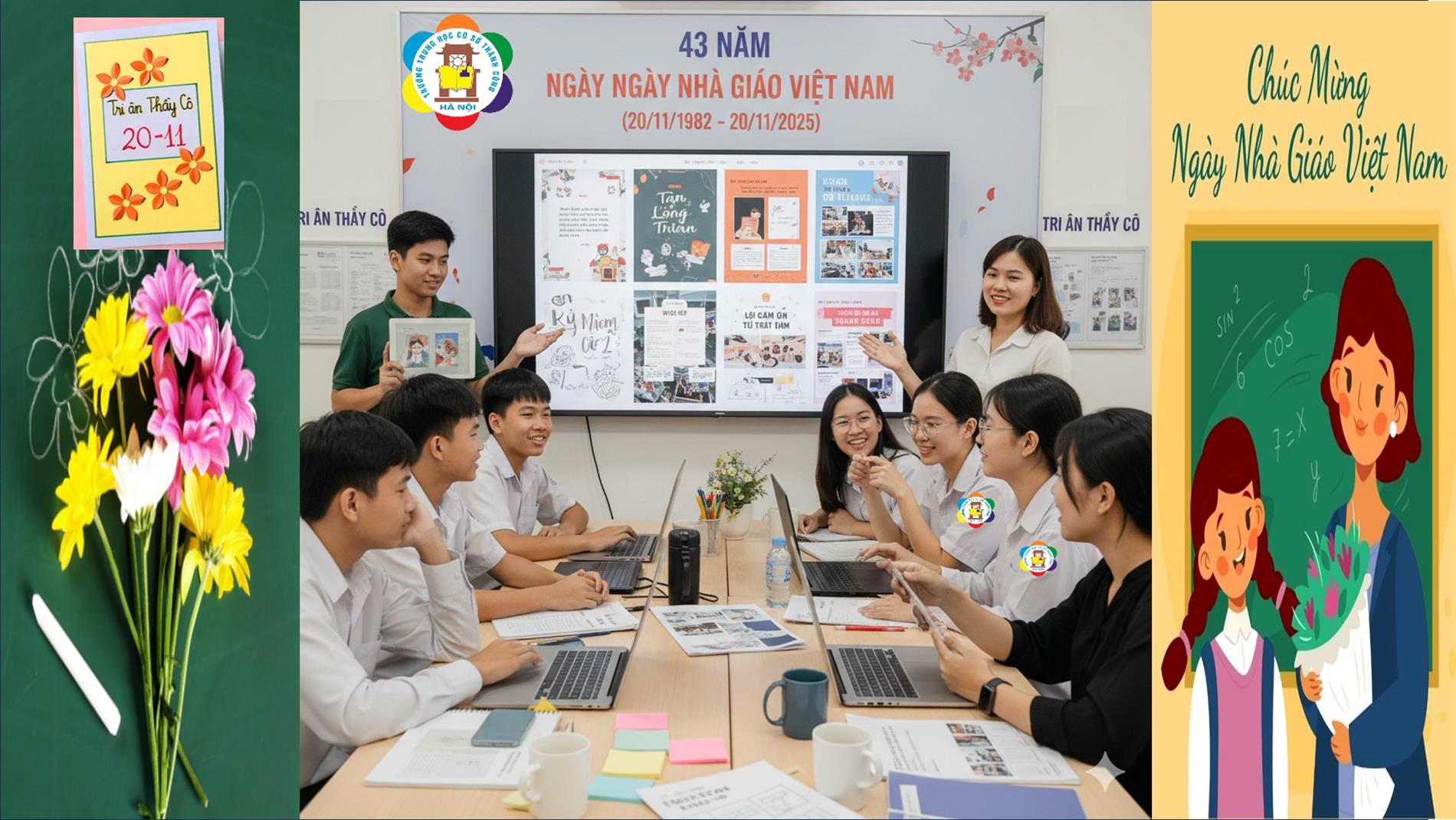 Tập san tri ân điện tử - Lời tri ân sâu sắc gửi tới thầy cô nhân dịp 20/11