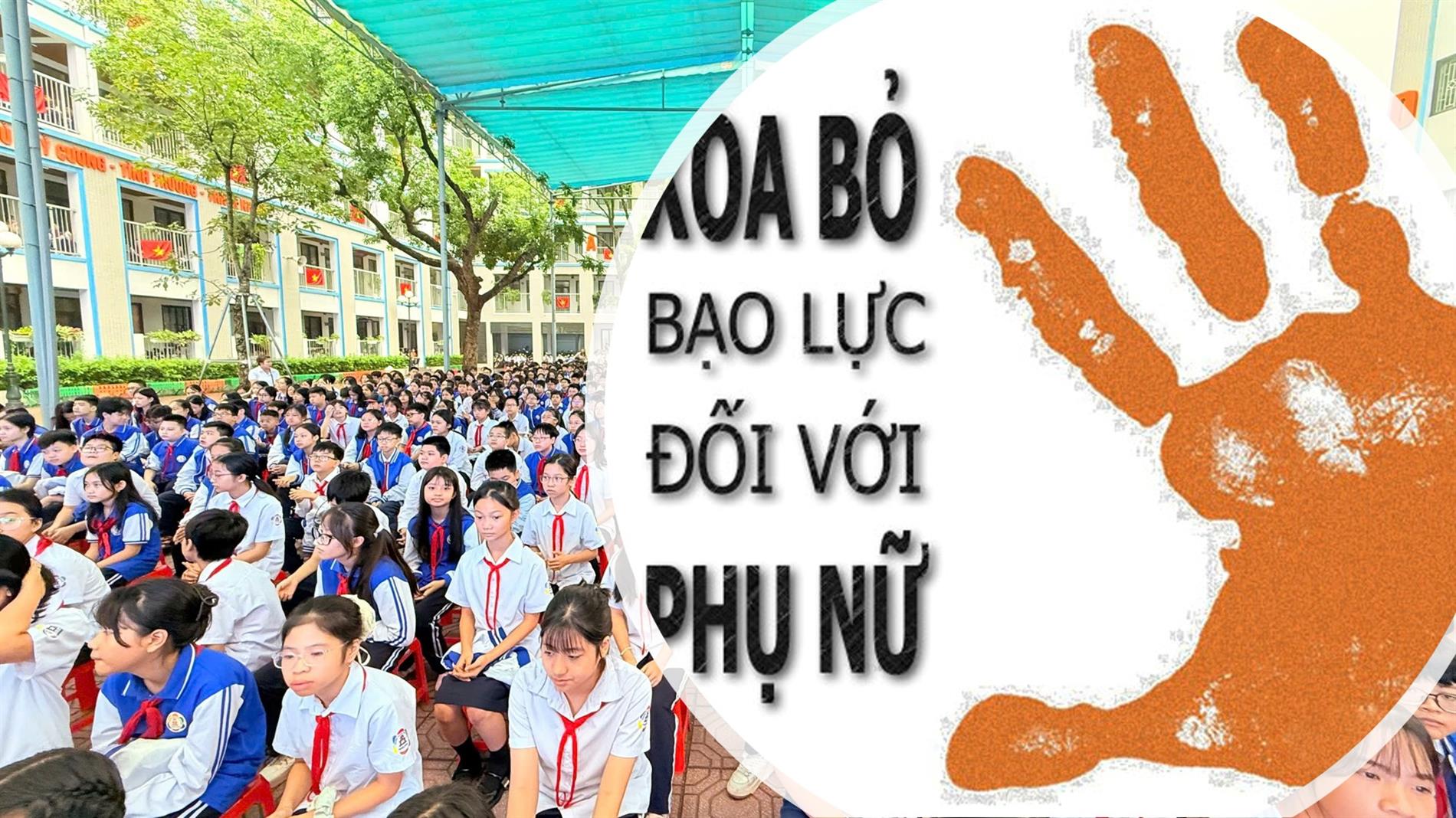 Trường THCS Thành Công lan tỏa yêu thương – Xóa bỏ bạo lực