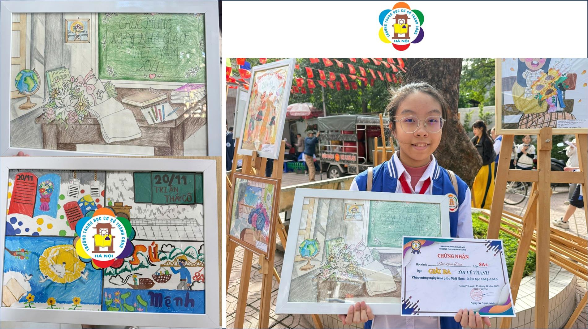 Những nét vẽ của lòng biết ơn