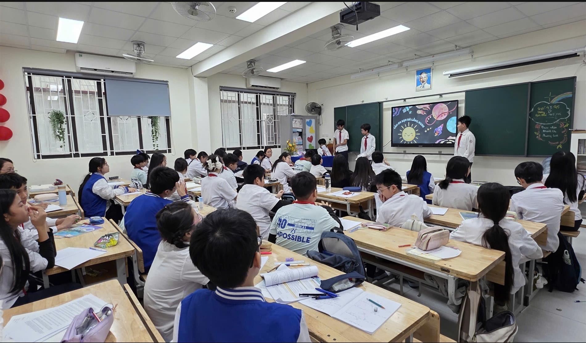 Giới thiệu về buổi học chủ đề “Tốc độ” của lớp 7A1