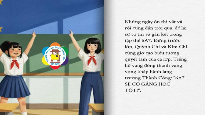 "Chuyến tàu ôn thi 6A7" – siêu phẩm truyện tranh số gây bão tại THCS Thành Công