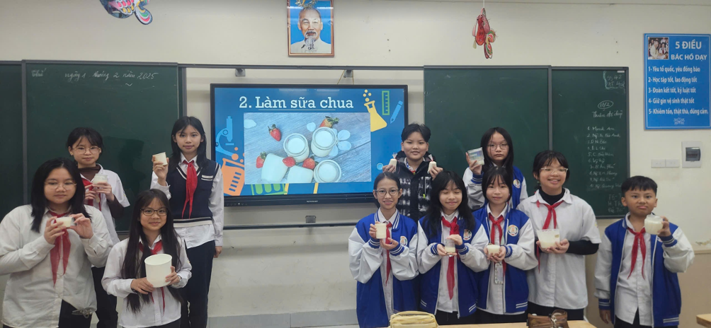 Oa! Sữa chua made by 6A3.