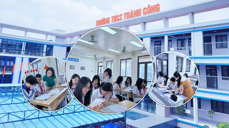 Niềm vui của thầy trò THCS Thành Công trong kỳ thi học sinh giỏi Thành phố.